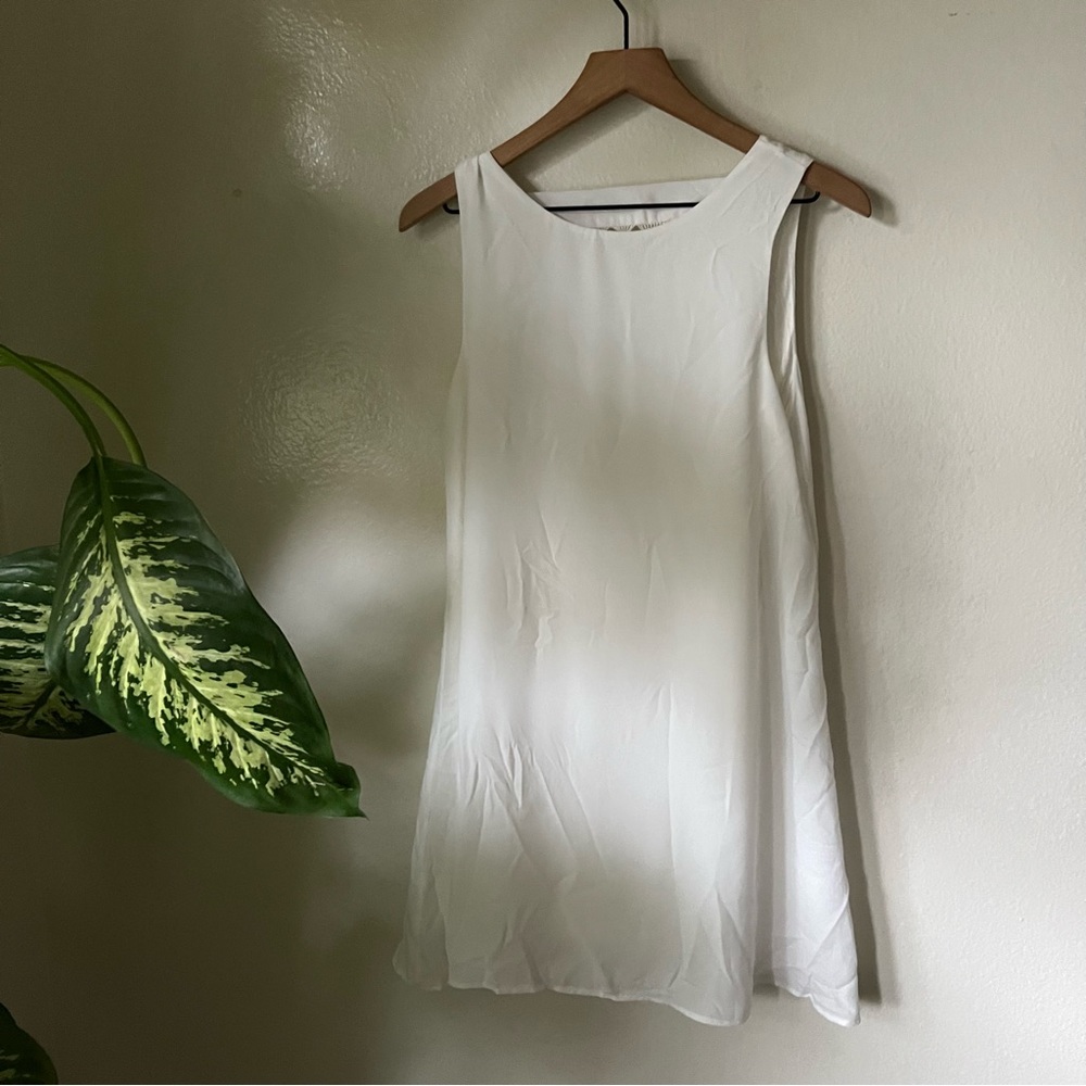 Lulus | Feeling Fierce Ivory Fringe Shift Dress - Picture 2 of 7